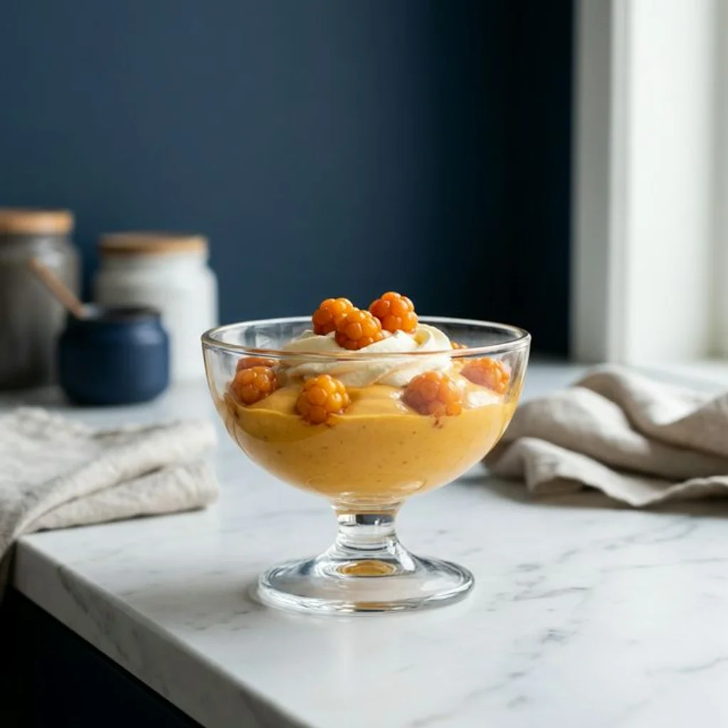 Multekrem (hjortrondessert)